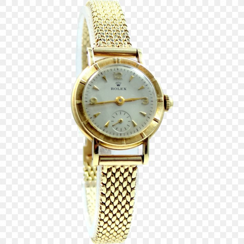 1950s Watch Strap Rolex Gold, PNG, 1024x1024px, Watch, Antique, Bracelet, Brand, Colored Gold Download Free