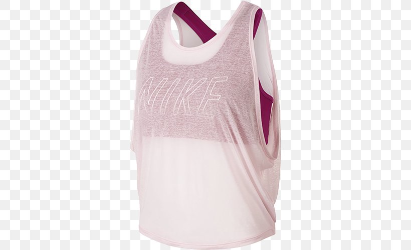 T-shirt Nike Clothing Sleeve, PNG, 500x500px, Tshirt, Active Tank, Clothing, Magenta, Neck Download Free