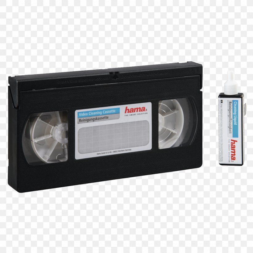 Hama VHS/S-VHS Video Cleaning Tape Compact Cassette Videotape, PNG, 1100x1100px, Vhs, Analog Signal, Camcorder, Compact Cassette, Computer Hardware Download Free