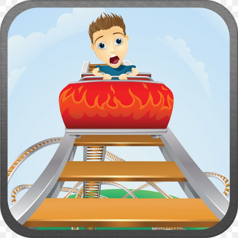Roller Coaster Amusement Park Clip Art, PNG, 1024x1024px, Watercolor, Cartoon, Flower, Frame, Heart Download Free