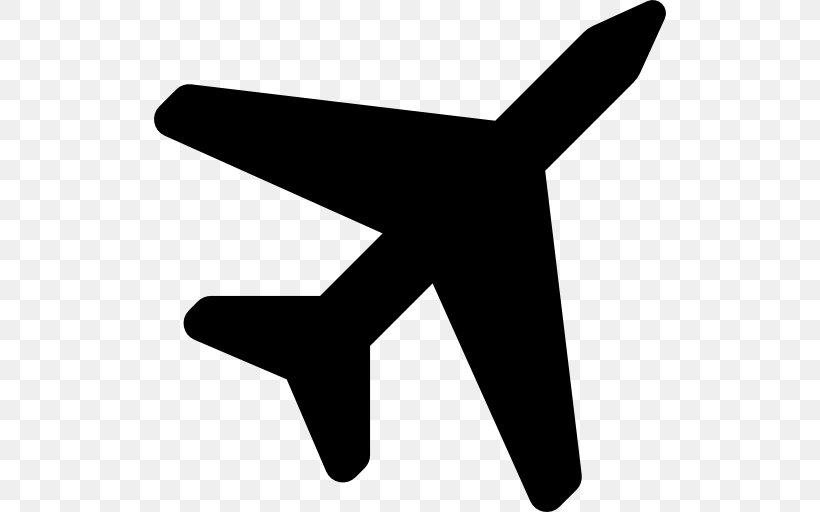 Airplane Flight Clip Art, PNG, 512x512px, Airplane, Aircraft, Black And White, Finger, Flight Download Free