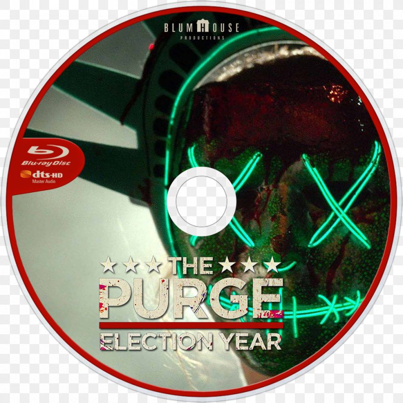 Blu-ray Disc Compact Disc The Purge Film Series DVD Digital Copy, PNG, 1000x1000px, 2016, Bluray Disc, Compact Disc, Data Storage Device, Digital Copy Download Free