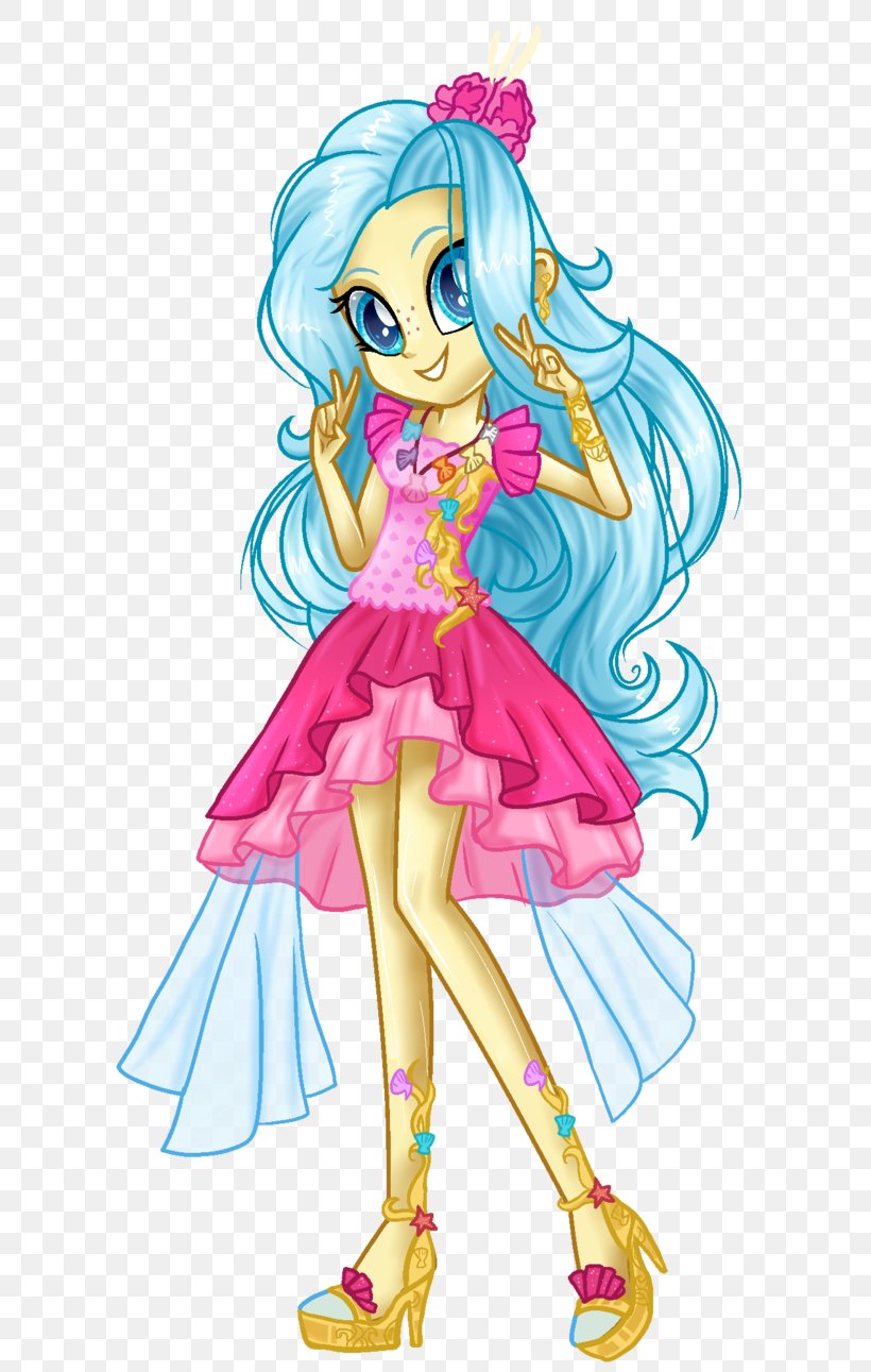 Princess Skystar Pinkie Pie My Little Pony: Equestria Girls Queen Novo, PNG, 619x1291px, Watercolor, Cartoon, Flower, Frame, Heart Download Free