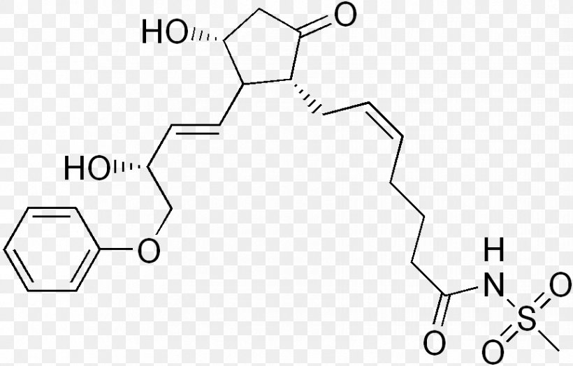 Sulprostone Prostaglandin E2 Prostaglandin EP2 Receptor Prostaglandin DP2 Receptor, PNG, 863x552px, Prostaglandin E2, Area, Auto Part, Bimatoprost, Black And White Download Free