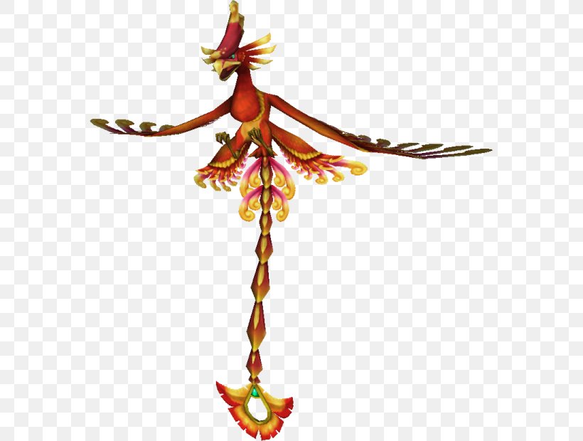 The Legend Of Zelda: Skyward Sword Bird Legendary Creature Phoenix, PNG, 567x620px, Legend Of Zelda Skyward Sword, Bird, Body Jewelry, Branch, Christmas Ornament Download Free