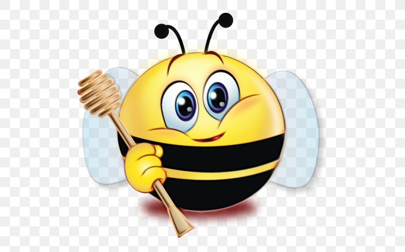 Bee Emoji, PNG, 512x512px, Honey Bee, Bee, Bumblebee, Cartoon, Costume Download Free