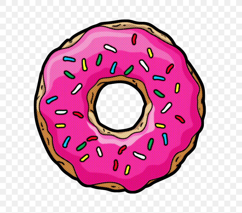 Doughnut Pink Pastry Ciambella Bagel, PNG, 722x722px, Doughnut, Auto Part, Bagel, Baked Goods, Ciambella Download Free