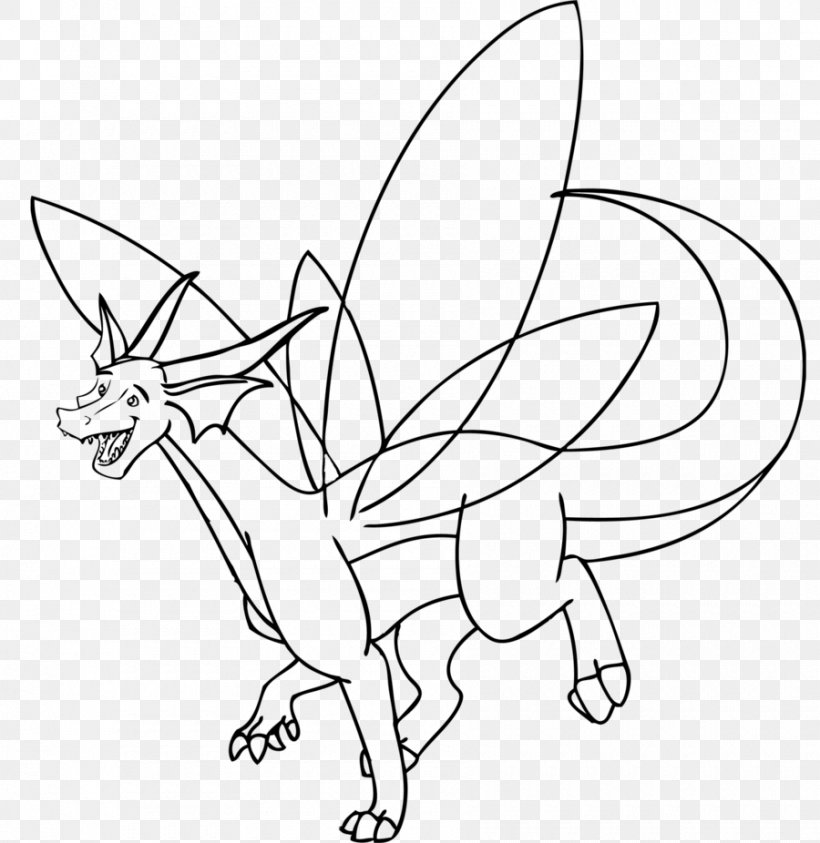 Line Art Coloring Book Cartoon Dragon Character, PNG, 900x926px, Line Art, Artwork, Black And White, Cartoon, Character Download Free