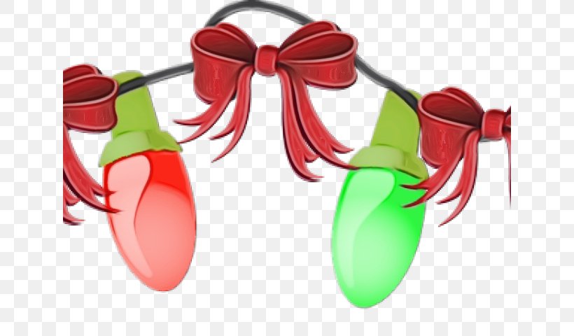 Red Christmas Ribbon, PNG, 640x480px, Watercolor, Animation, Borders And Frames, Christmas Day, Christmas Lights Download Free