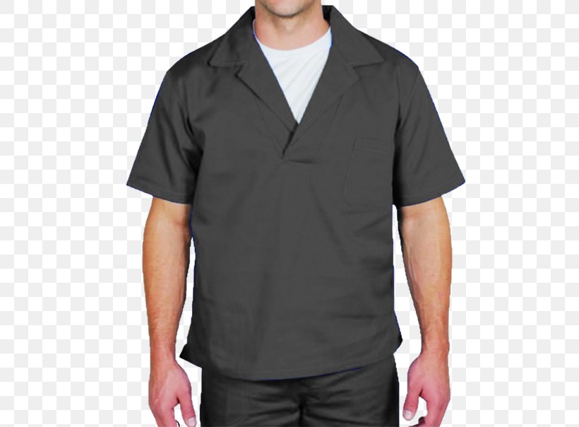 T-shirt Sleeve Lab Coats Polo Shirt, PNG, 500x604px, Tshirt, Black, Blouse, Brim, Collar Download Free