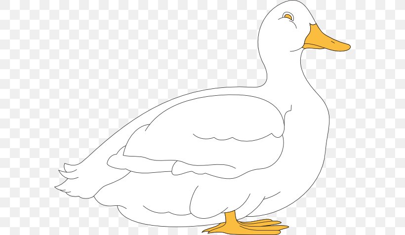 Duck Goose Cygnini Chicken Clip Art, PNG, 600x476px, Duck, Artwork, Beak, Bird, Black And White Download Free