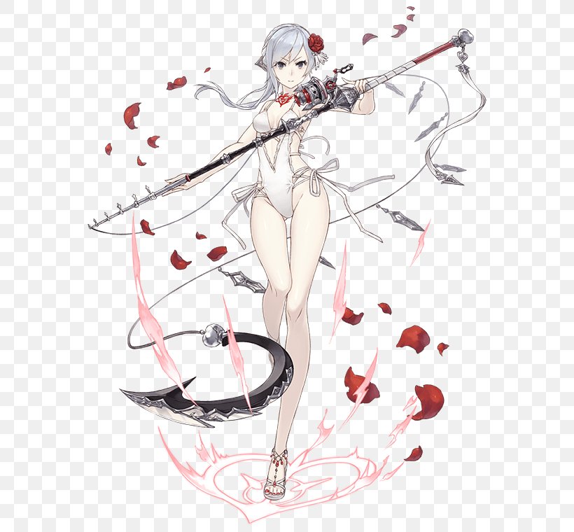 SINoALICE Snow White Square Enix Pokelabo, Inc. 釣りスタ, PNG, 640x760px, Watercolor, Cartoon, Flower, Frame, Heart Download Free