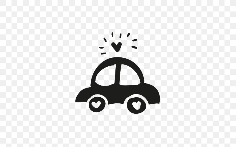 Car Falling In Love Romance, PNG, 512x512px, Car, Black And White, Falling In Love, Logo, Love Download Free