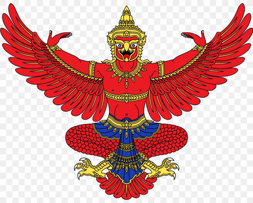 Emblem Of Thailand Symbol Garuda Flag Of Thailand, PNG, 2000x1606px, Thailand, Bhumibol Adulyadej, Bird, Emblem Of Thailand, Flag Download Free