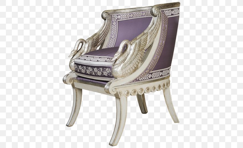 Élysée Palace Gondola Chair Silver, PNG, 500x500px, Chair, Charles Percier, Furniture, Gondola, Gondola Chair Download Free