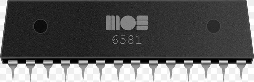 MOS Technology SID Integrated Circuits & Chips Programmable Sound Generator Commodore 64 Sound Chip, PNG, 2400x778px, Mos Technology Sid, Audio Receiver, Circuit Component, Commodore 64, Commodore International Download Free