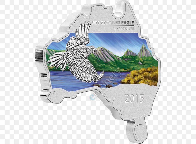Perth Mint Wedge-tailed Eagle Silver Coin Silver Coin, PNG, 530x600px, Perth Mint, Australia, Australian One Dollar Coin, Beak, Bird Download Free