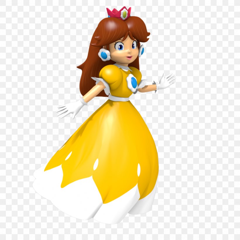Princess Daisy Super Mario Land Princess Peach Luigi, PNG, 894x894px, Princess Daisy, Fairy, Fictional Character, Figurine, Luigi Download Free