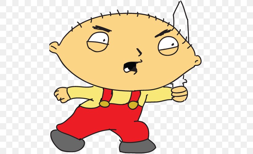 Family Guy: Back To The Multiverse Stewie Griffin Male Character Film, PNG, 500x500px, Family Guy Back To The Multiverse, Anthropomorphism, Area, Artwork, Cartoon Download Free