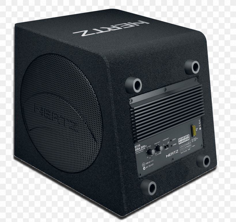 Subwoofer Hertz Loudspeaker Enclosure Vehicle Audio Amplifier, PNG, 1166x1100px, Subwoofer, Amplifier, Audio, Audio Equipment, Audio Power Download Free