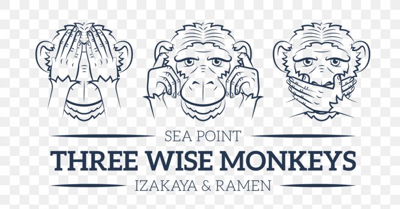 Three Wise Monkeys Japanese Cuisine Restaurant, PNG, 1280x671px, Watercolor, Cartoon, Flower, Frame, Heart Download Free