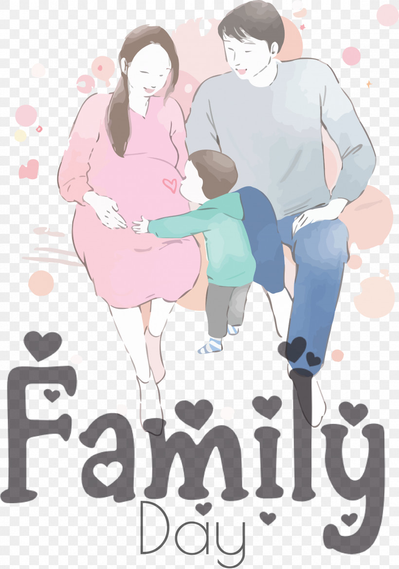 Family Day Family Happy Family, PNG, 2348x3345px, Family Day, Behavior, Cartoon, Conversation, Family Download Free