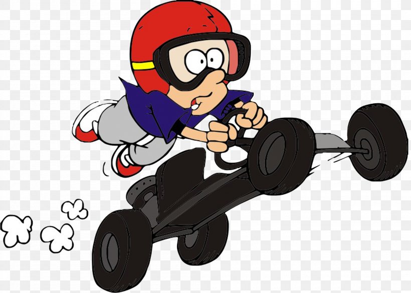 Go-kart Kart Racing Car Kart Circuit Clip Art, PNG, 2100x1500px, Gokart, Bumper Cars, Car, Cartoon, Fictional Character Download Free