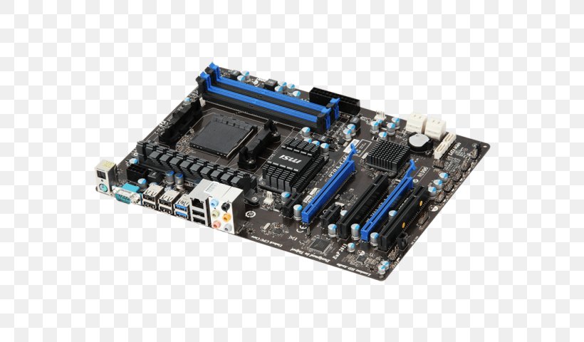 Intel Motherboard MSI 970A-G46 Socket AM3+, PNG, 600x480px, Intel, Advanced Micro Devices, Asus, Atx, Circuit Component Download Free