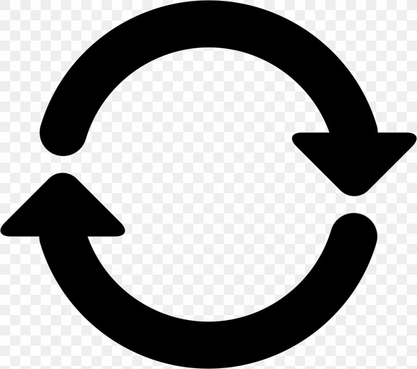 Arrow Rotation Clockwise Circle Clip Art, PNG, 982x870px, Rotation, Area, Black And White, Clockwise, Curve Download Free