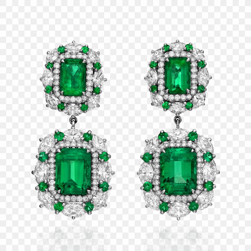 Earring Jewellery Gemstone Emerald Birthstone, PNG, 1500x1500px, Earring, American Gem Society, Aquamarine, Birthstone, Body Jewelry Download Free