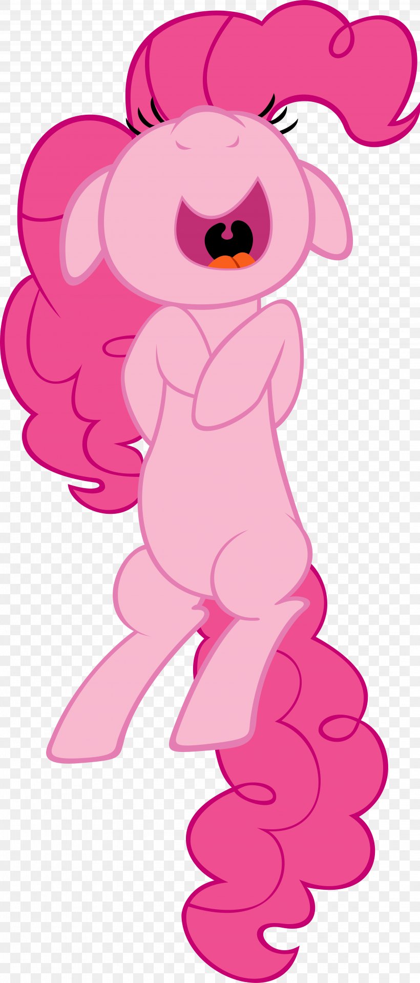 Pinkie Pie Belly Dance DeviantArt, PNG, 4983x11662px, Watercolor, Cartoon, Flower, Frame, Heart Download Free