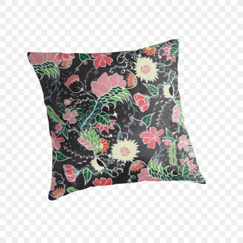 Throw Pillows Cushion Mouse Mats Garden, PNG, 875x875px, Throw Pillows, Blackboard, Cushion, Drawing, Flower Download Free