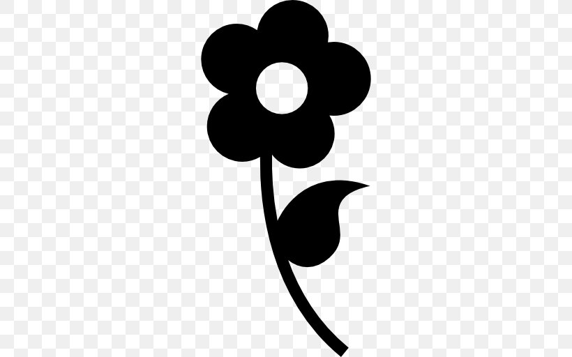 Silhouette Drawing Flower Clip Art, PNG, 512x512px, Silhouette, Artwork, Black And White, Drawing, Flower Download Free