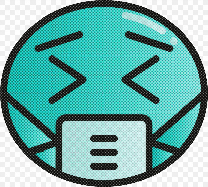 Emoji With Medical Mask COVID Corona Virus Disease, PNG, 3000x2700px, Emoji With Medical Mask, Circle, Corona Virus Disease, Covid, Electric Blue Download Free