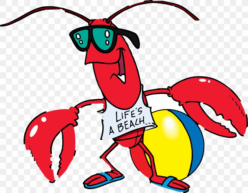 Lobster Cartoon Clip Art, PNG, 1996x1560px, Lobster, Animal Figure, Area, Artwork, Beach Download Free
