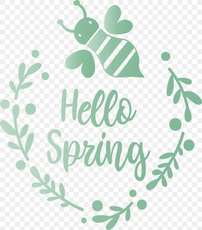 Hello Spring Spring, PNG, 2633x3000px, Hello Spring, Branch, Green, Leaf, Logo Download Free