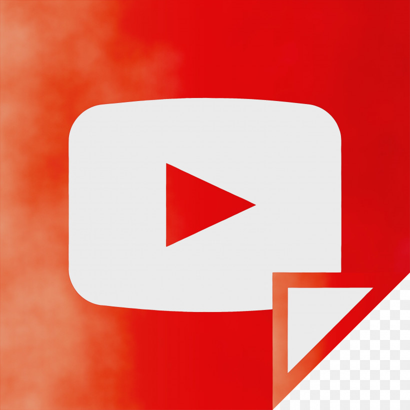 Youtube Logo Icon Watercolor Paint Wet Ink, PNG, 3000x3000px, Youtube Logo Icon, Paint, Watercolor, Wet Ink Download Free