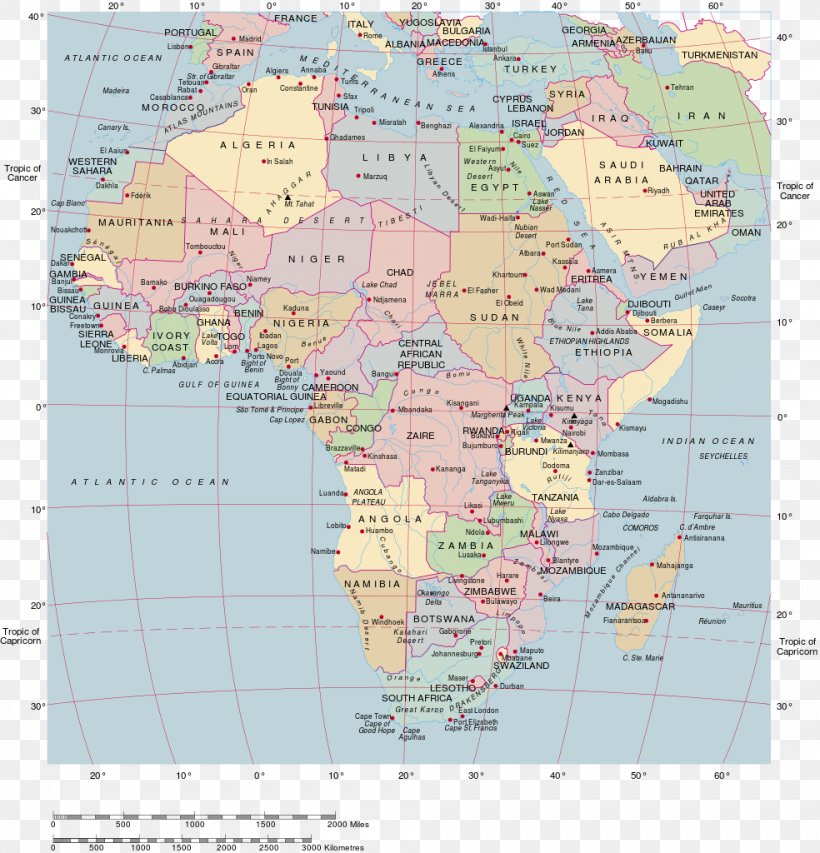 Africa World Map Mapa Polityczna, PNG, 984x1024px, Africa, Area, Atlas, Cartography, Continent Download Free