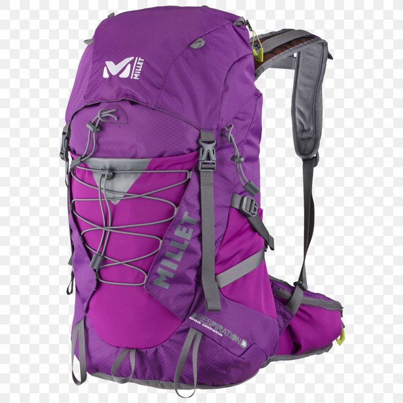 Backpack Violet Bag Millet Respiration, PNG, 1000x1000px, Backpack, Air, Amethyst, Bag, Bidezidor Kirol Download Free