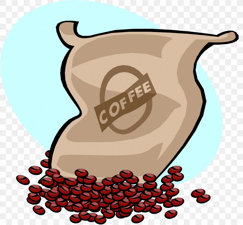 Coffee Bean Cafe Clip Art, PNG, 4284x3975px, Coffee, Bean, Cafe, Caffeine, Coffee Bag Download Free