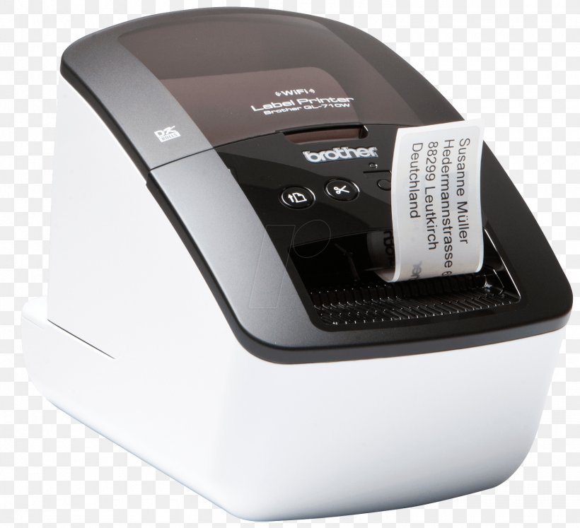 Label Printer Brother Industries Brother QL-710, PNG, 1560x1423px, Label Printer, Brother Industries, Computer Network, Electronic Device, Electronics Download Free