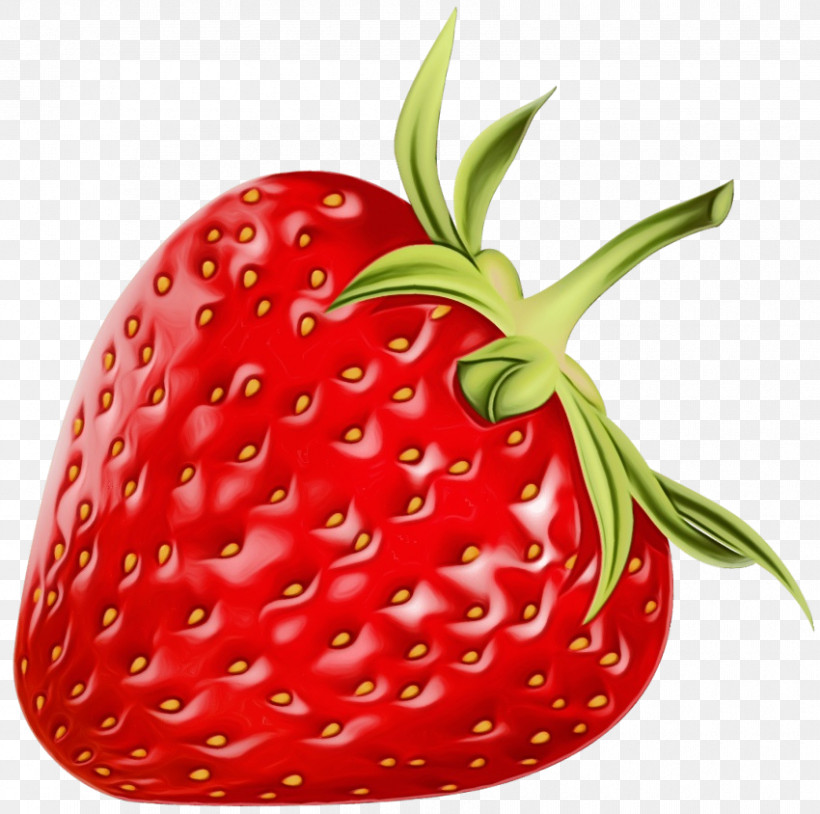 Strawberry, PNG, 850x844px, Watercolor, Berry, Cake, Dessert, Fruit Download Free