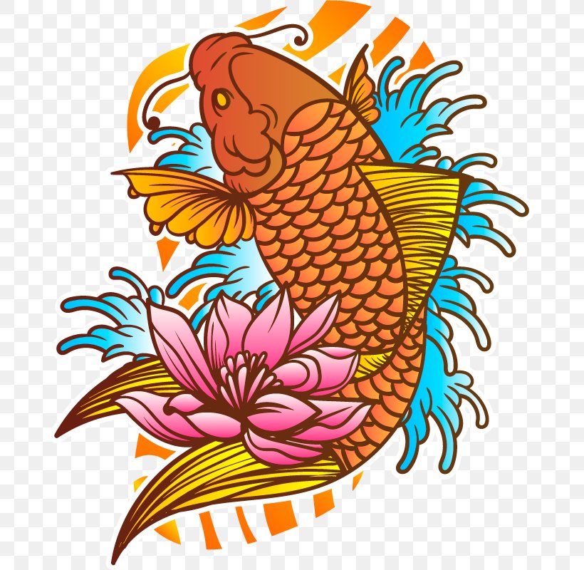 Download Butterfly Koi Goldfish Vector Graphics, PNG, 800x800px ...