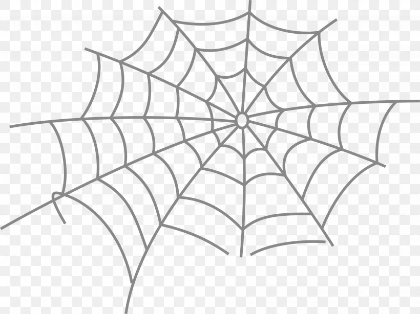 Clip Art Spider Web Spider-Man Vector Graphics, PNG, 4000x2997px, Spider Web, Area, Artwork, Black And White, Drawing Download Free