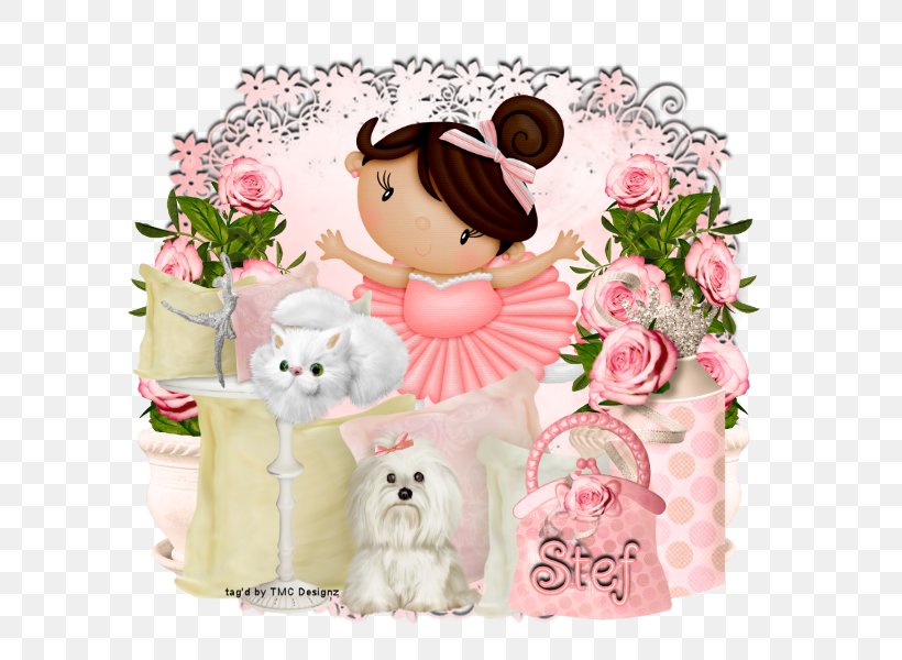 Doll Textile Puppy Love Pink M, PNG, 600x600px, Doll, Figurine, Flower, Pink, Pink M Download Free