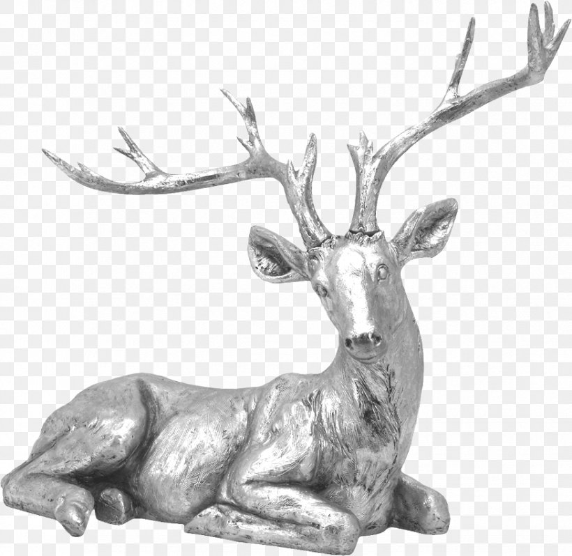 Formosan Sika Deer Sculpture, PNG, 875x852px, Deer, Antler, Black And White, Elk, Fauna Download Free
