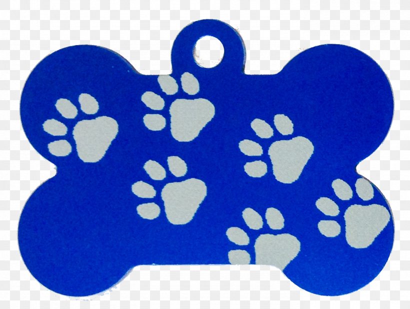 Pet Tag Dog Collar Dog Tag Paw, PNG, 1385x1043px, Pet Tag, Area, Blue, Cobalt Blue, Collar Download Free
