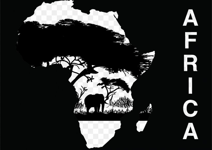 Africa Clip Art, PNG, 1406x1000px, Africa, Black And White, Brand, Human Behavior, Logo Download Free