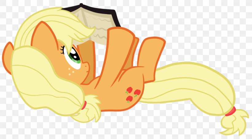 Applejack Fluttershy Rainbow Dash Rarity Yellow, PNG, 1280x711px, Applejack, Art, Artist, Cartoon, Character Download Free