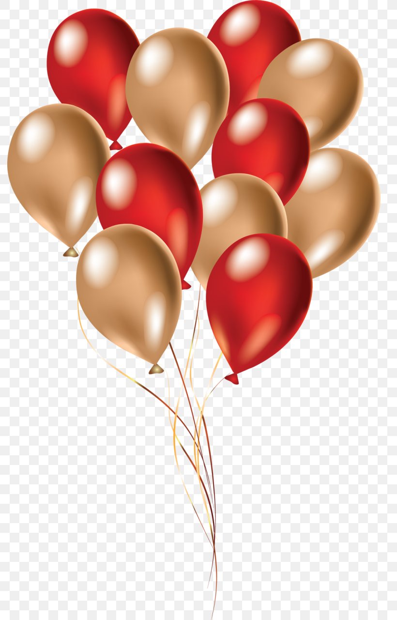 Balloon Birthday Red Clip Art, PNG, 790x1280px, Balloon, Birthday, Color, Gold, Heart Download Free